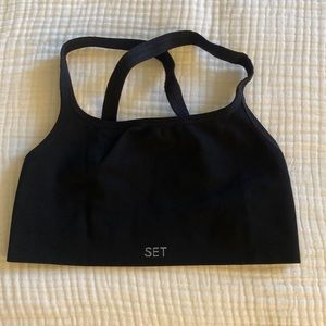 SET Active Sculpt Flex Box X Bra in Black